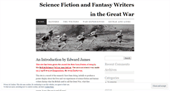 Desktop Screenshot of fantastic-writers-and-the-great-war.com